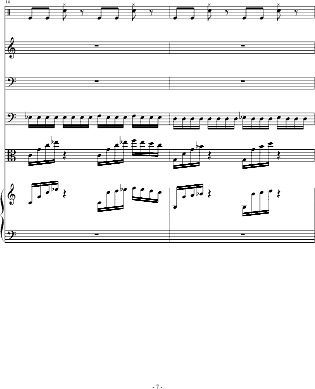 骑士精神钢琴曲谱（图7）