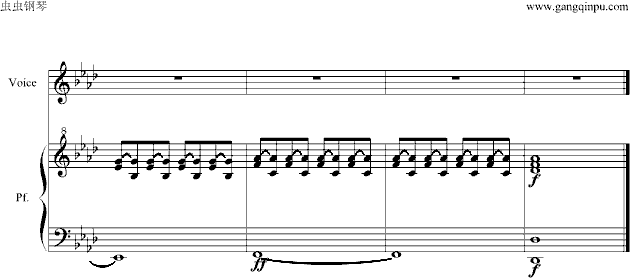 Run钢琴曲谱（图6）