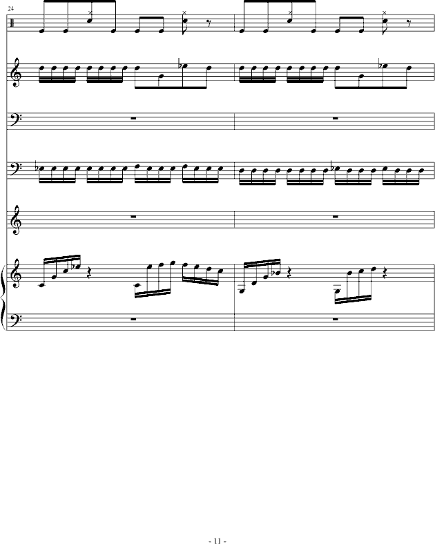 骑士精神钢琴曲谱（图11）