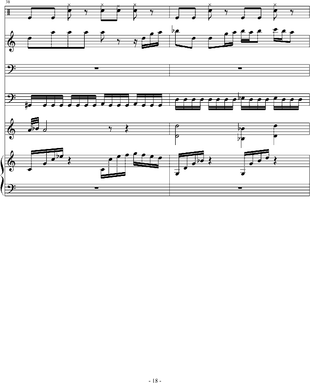 骑士精神钢琴曲谱（图18）