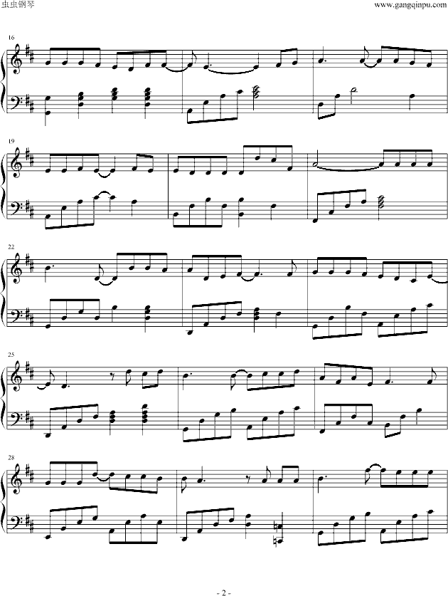 认错钢琴曲谱（图2）