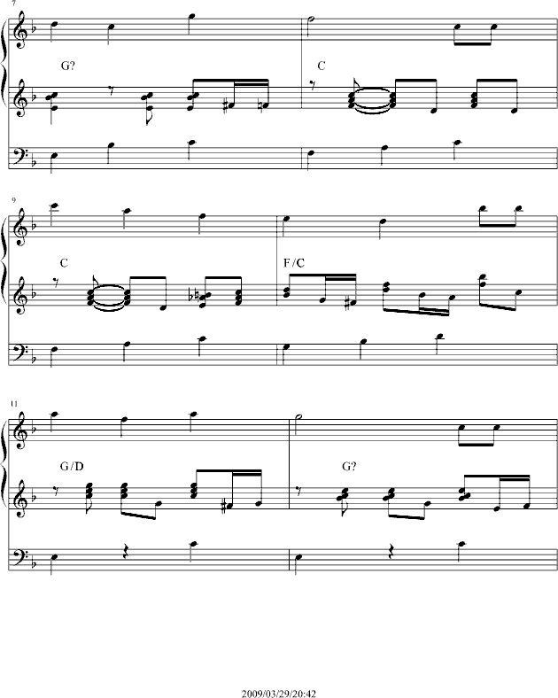 生日歌（爵士版）钢琴曲谱（图2）
