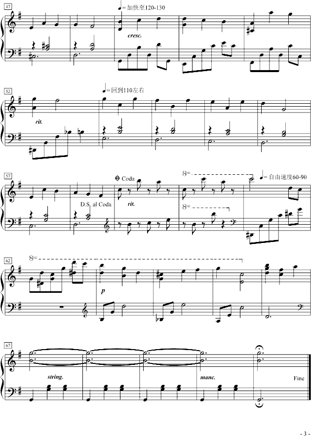 Spring Waltz钢琴曲谱（图3）