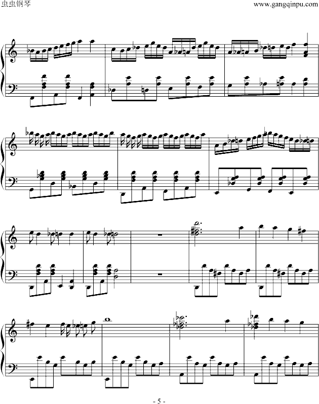 zarda钢琴曲谱（图5）