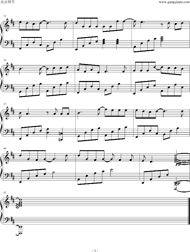 认错钢琴曲谱（图3）