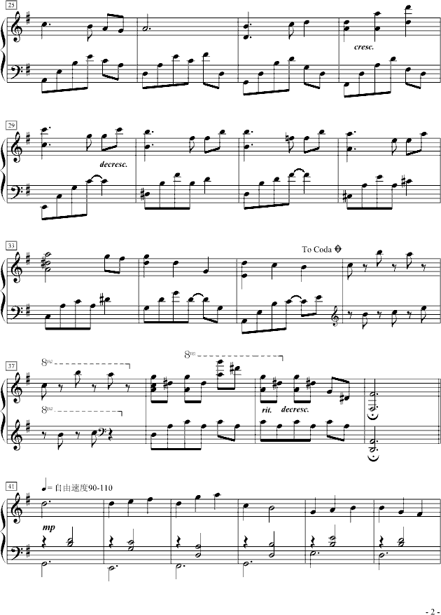 Spring Waltz钢琴曲谱（图2）