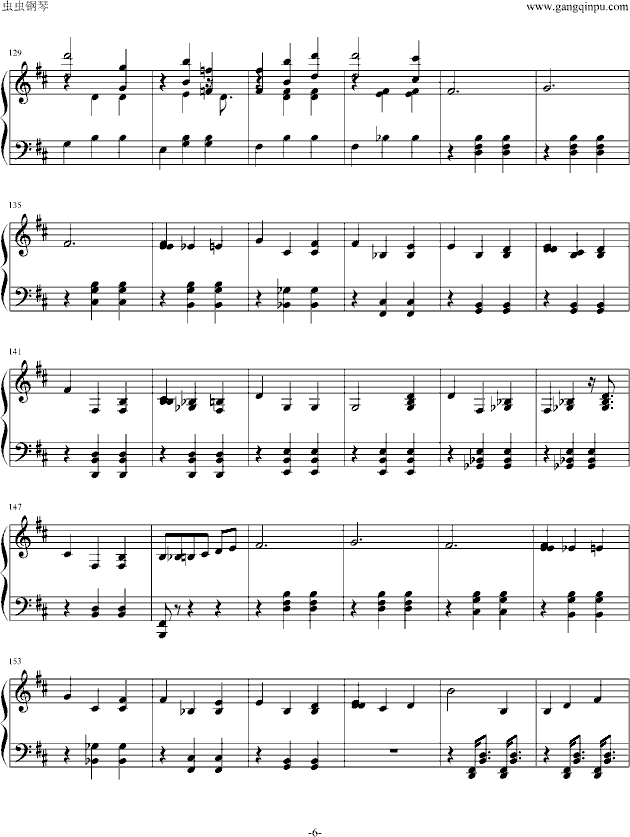 花之圆舞曲钢琴曲谱（图6）