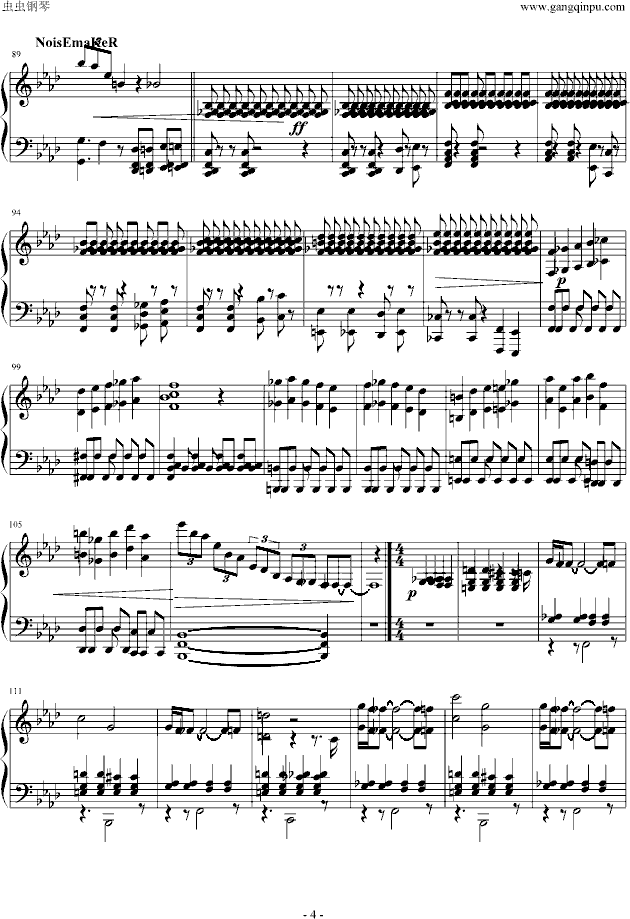 DAWN FLIGHT钢琴曲谱（图4）