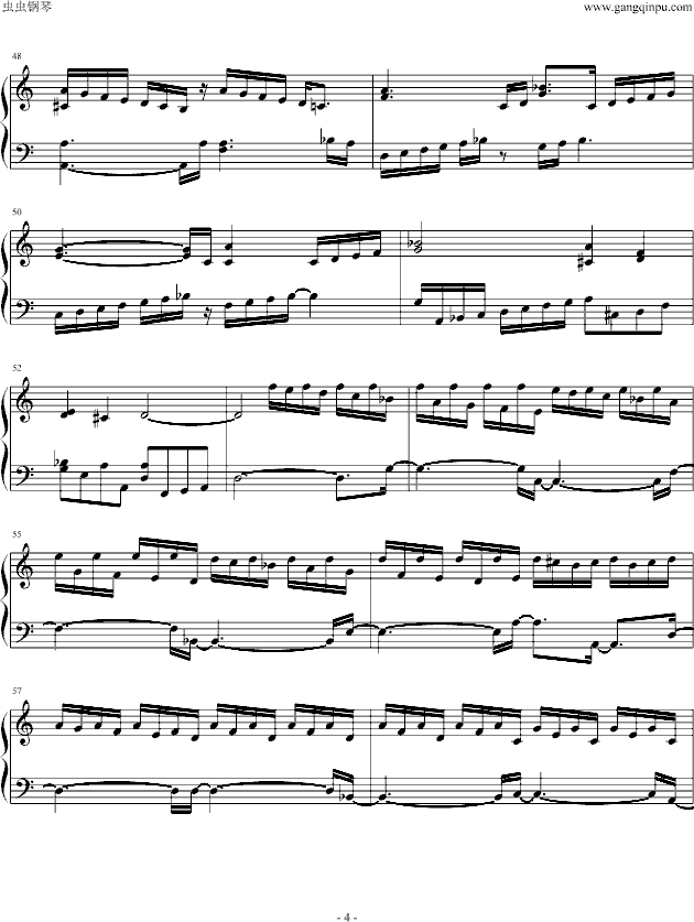 帕萨卡利亚钢琴曲谱（图4）