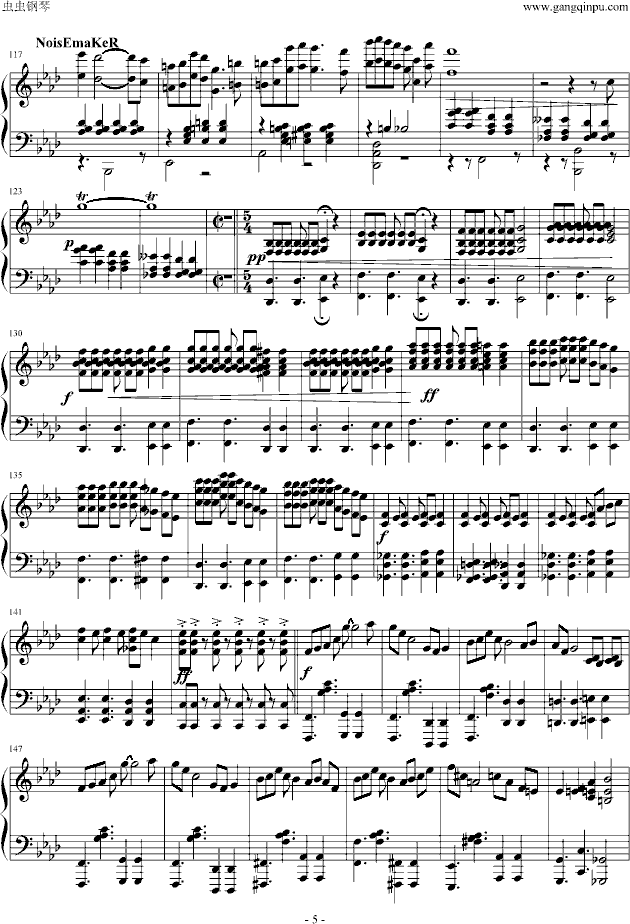 DAWN FLIGHT钢琴曲谱（图5）