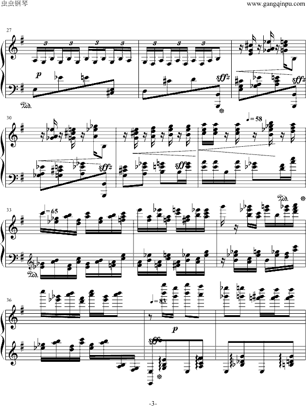 《糖果仙子》舞曲钢琴独奏钢琴曲谱（图3）