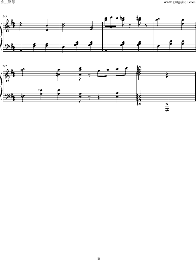 花之圆舞曲钢琴曲谱（图10）