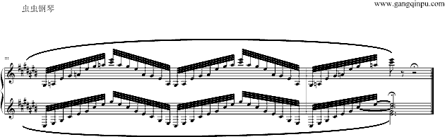夜之幽灵组曲之水妖钢琴曲谱（图14）