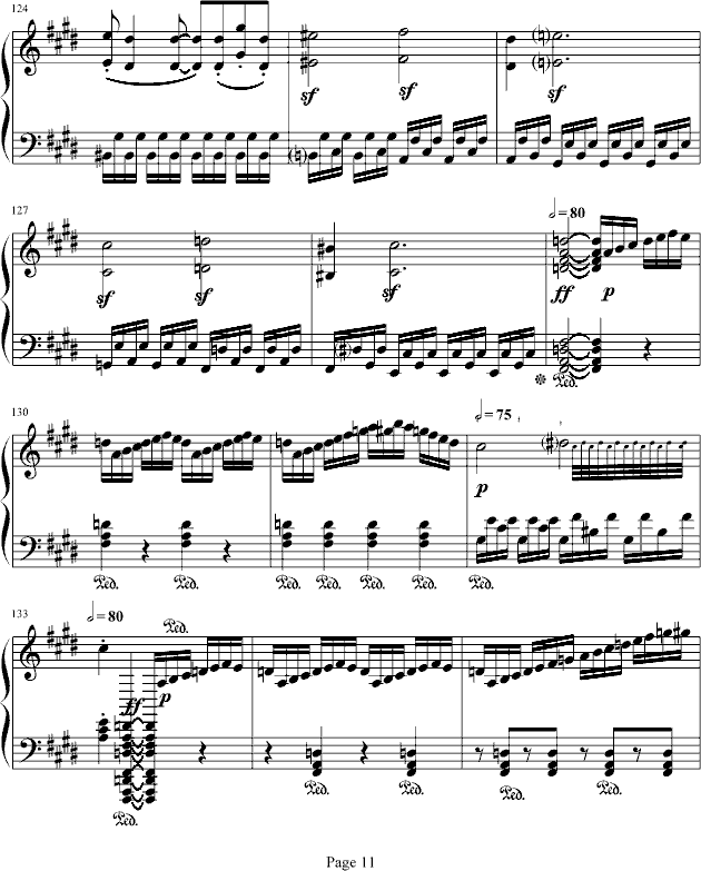 月光奏鸣曲第三乐章钢琴曲谱（图11）