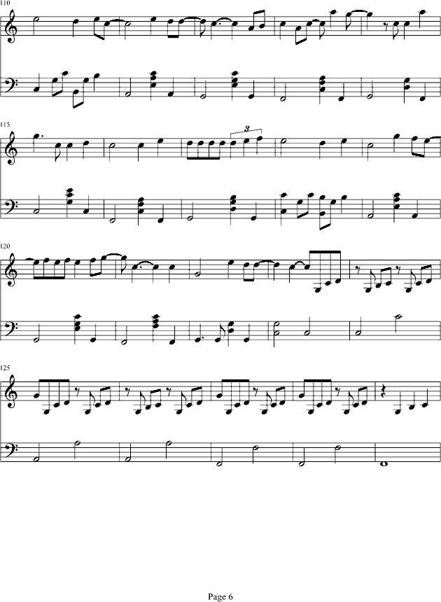 任天堂流泪钢琴曲谱（图6）