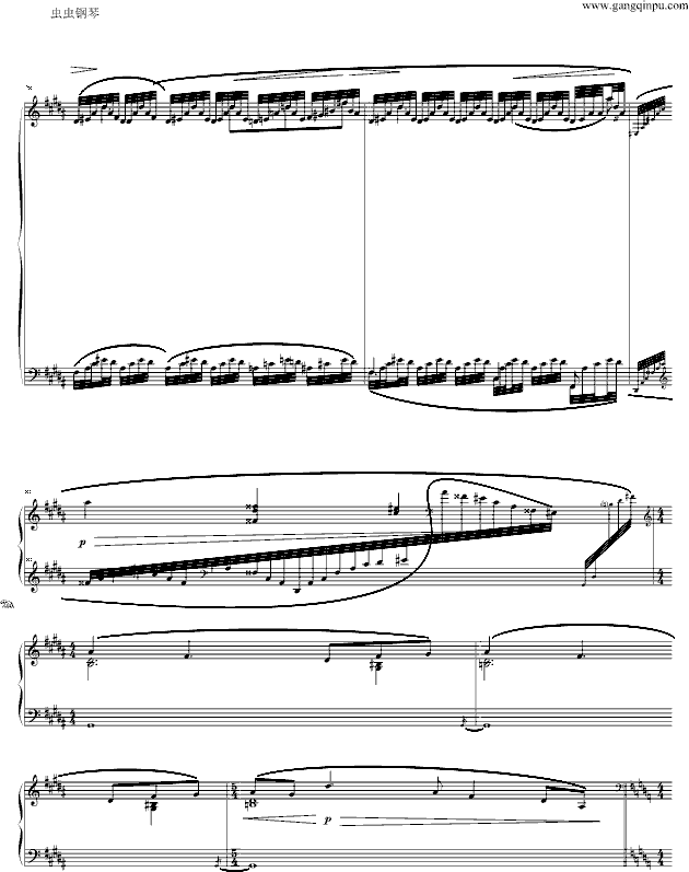 夜之幽灵组曲之水妖钢琴曲谱（图12）