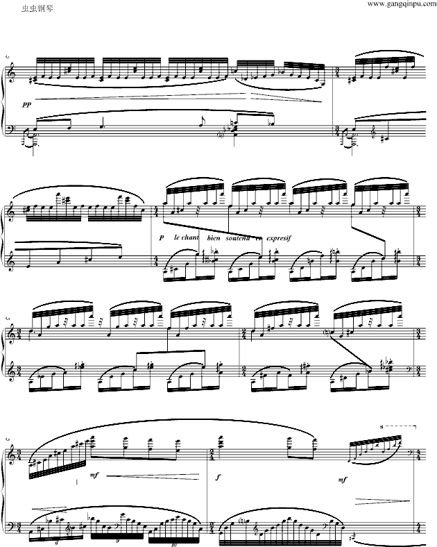 夜之幽灵组曲之水妖钢琴曲谱（图7）