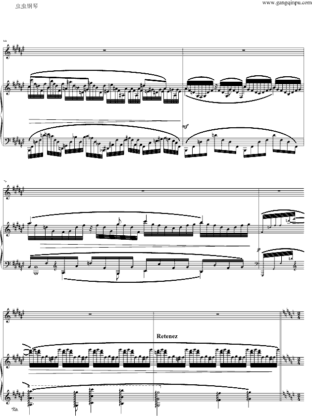夜之幽灵组曲之水妖钢琴曲谱（图10）