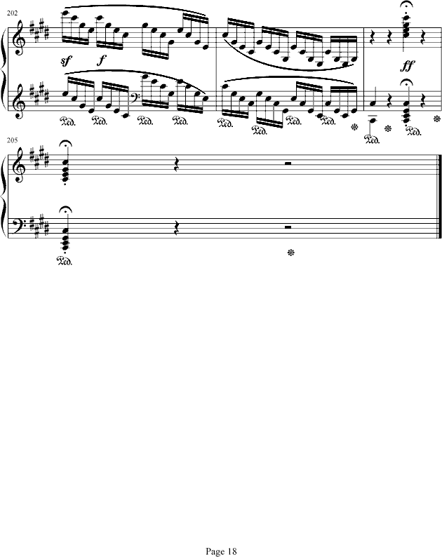 月光奏鸣曲第三乐章钢琴曲谱（图18）