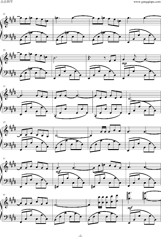 梦中的鸟钢琴曲谱（图2）