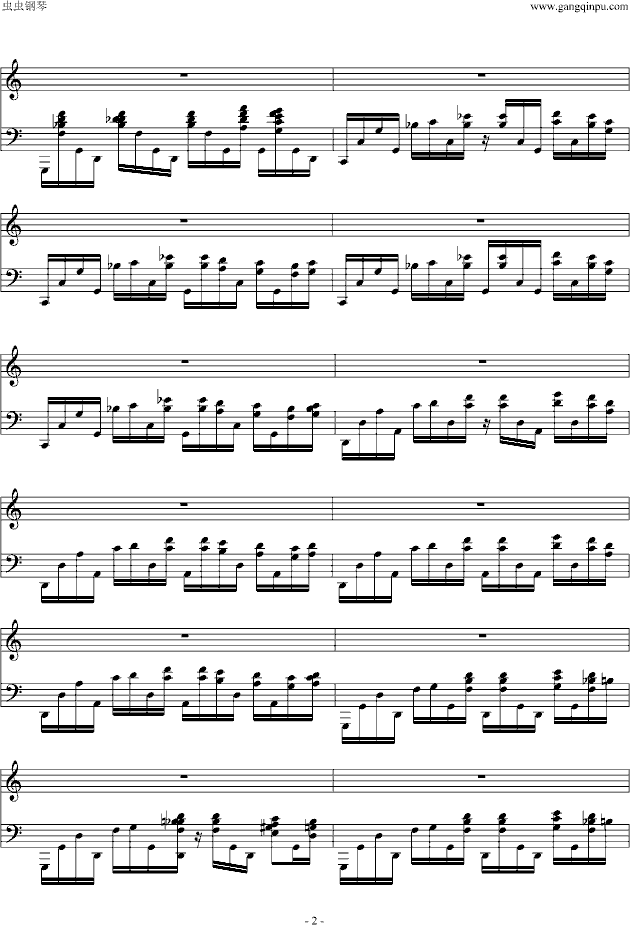 芬克钢琴钢琴曲谱（图2）