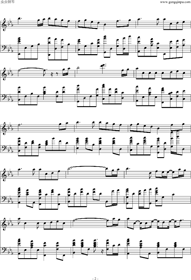 First Time钢琴曲谱（图2）