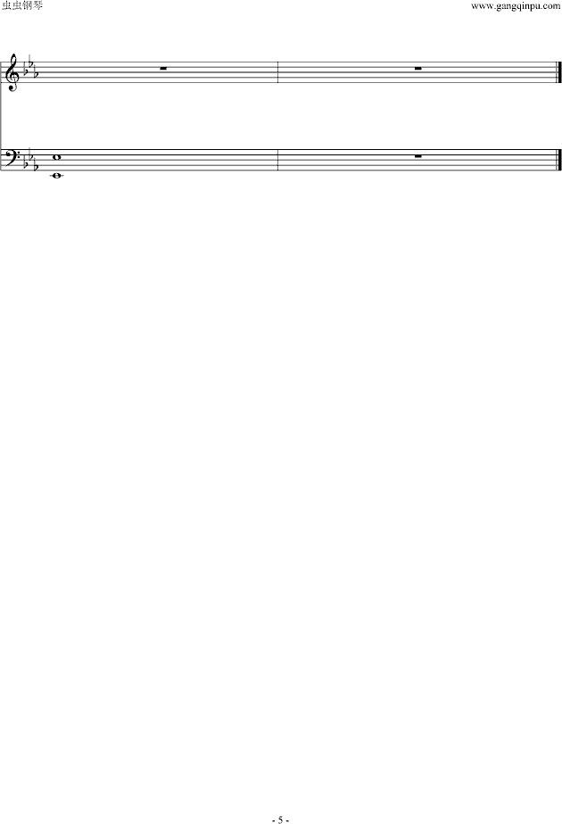 First Time钢琴曲谱（图5）