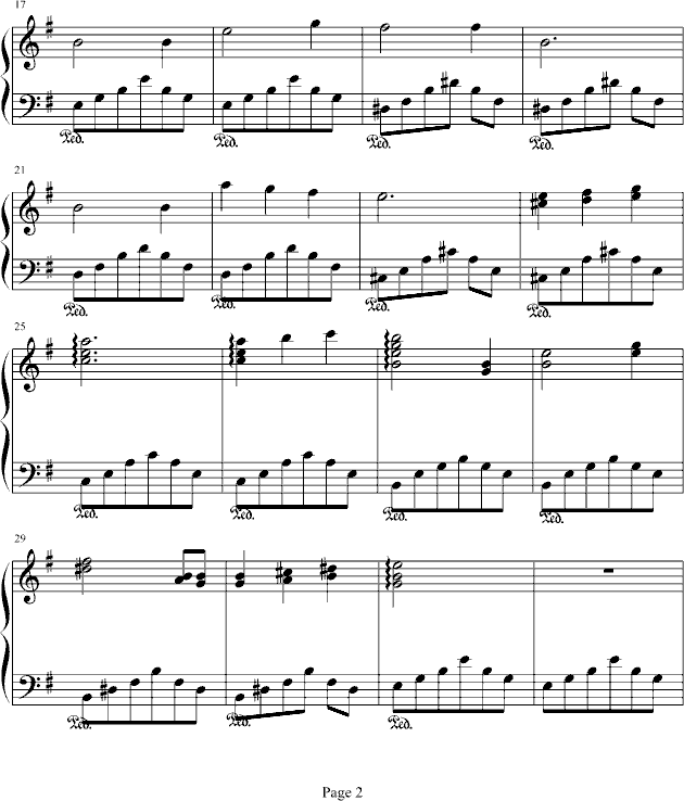 《圣斗士星矢》北欧篇天琴座米鸣——镇魂曲钢琴曲谱（图2）