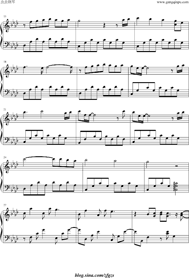 星空钢琴曲谱（图2）