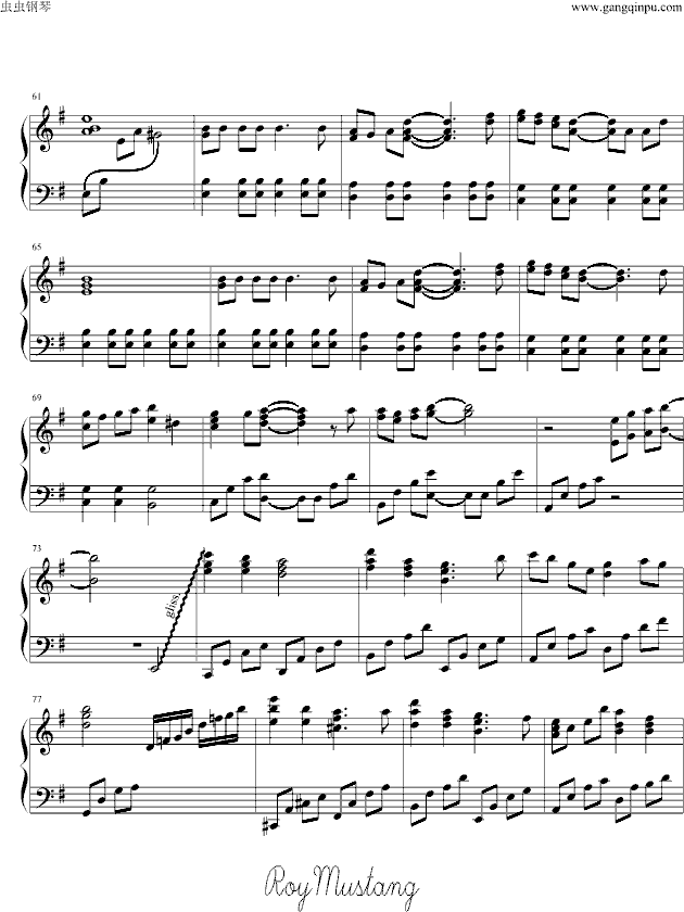 僕は、鳥になる钢琴曲谱（图5）