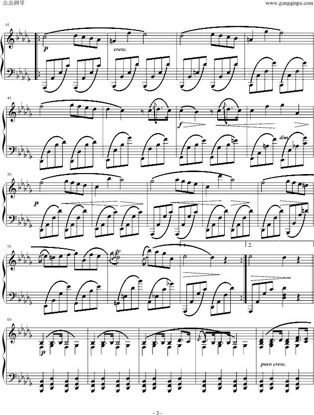 葬礼进行曲钢琴曲谱（图3）