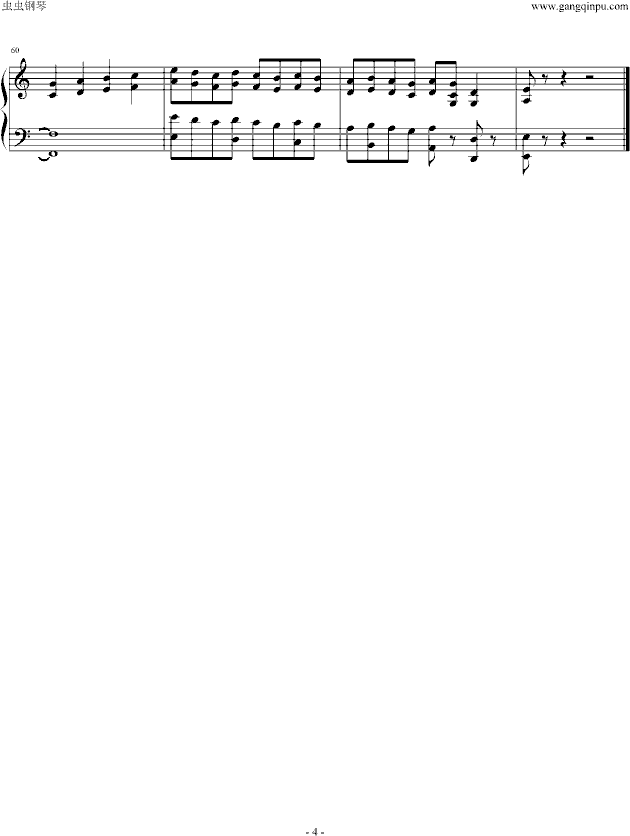 Code Geass R2 片头曲钢琴曲谱（图4）