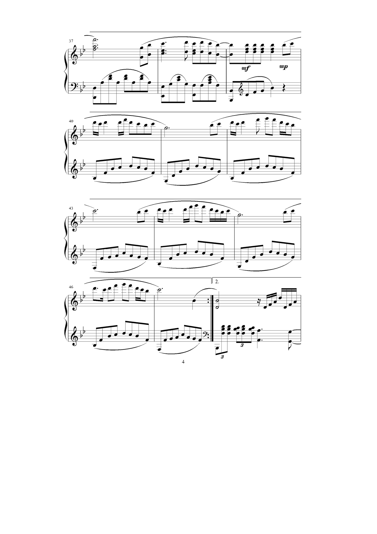 星钢琴曲谱（图4）