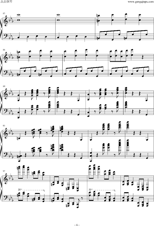 逆鳞狂想曲钢琴曲谱（图6）