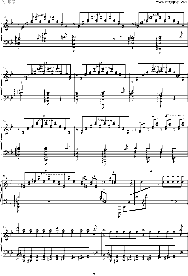 超技练习曲第4首Mazeppa钢琴曲谱（图7）
