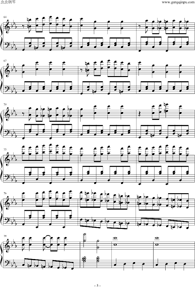 逆鳞狂想曲钢琴曲谱（图5）