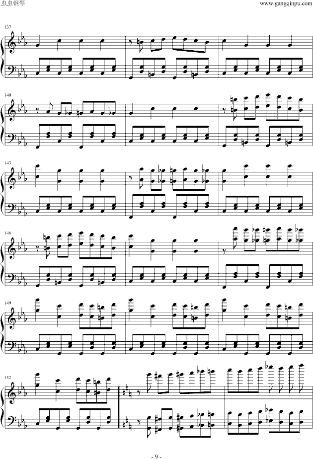 逆鳞狂想曲钢琴曲谱（图9）
