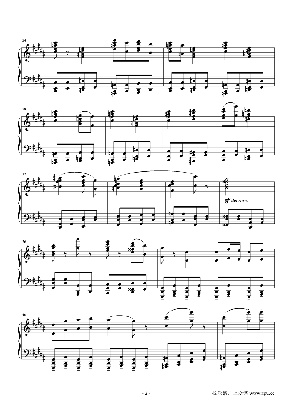 Bydlo钢琴曲谱（图2）