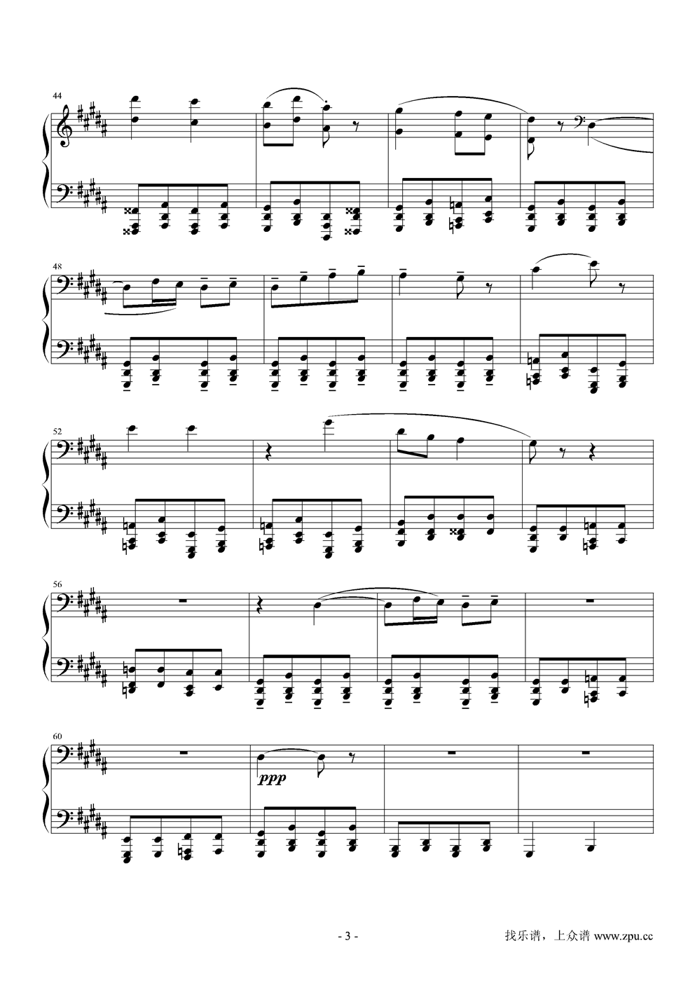 Bydlo钢琴曲谱（图3）
