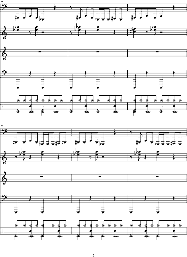 FC—马力医生钢琴曲谱（图2）
