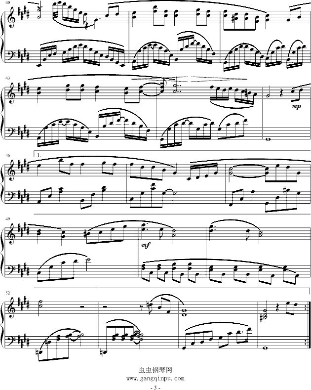 越单纯越幸福钢琴曲谱（图3）
