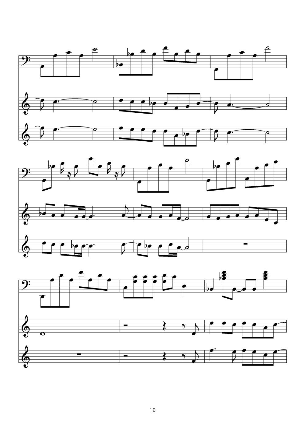 火柴天堂钢琴曲谱（图10）