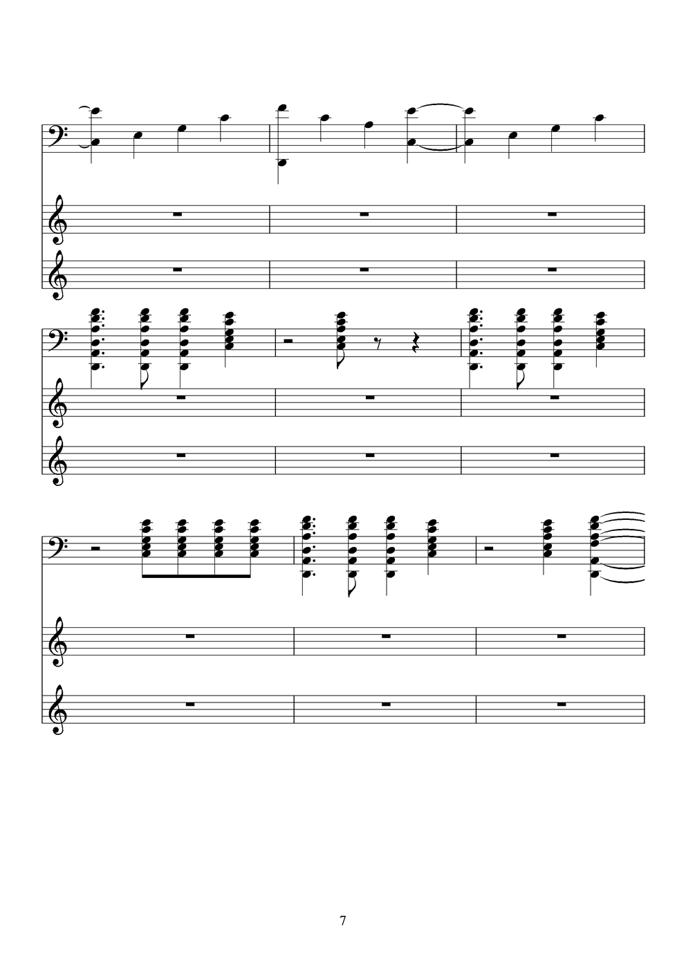 火柴天堂钢琴曲谱（图7）