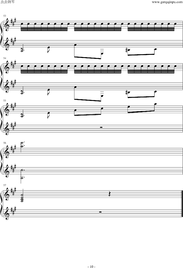 阿尔罕布拉宫的回忆钢琴曲谱（图10）
