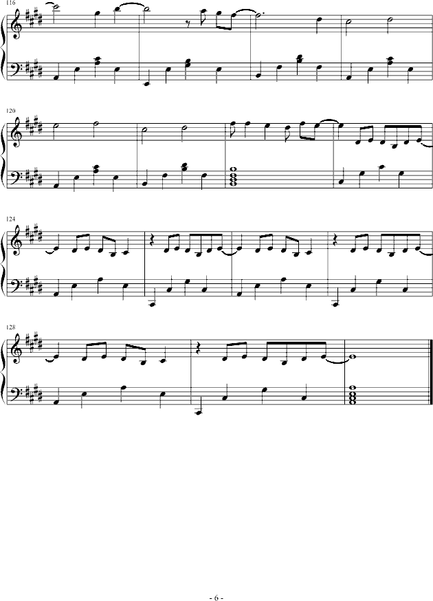 innocence钢琴曲谱（图6）