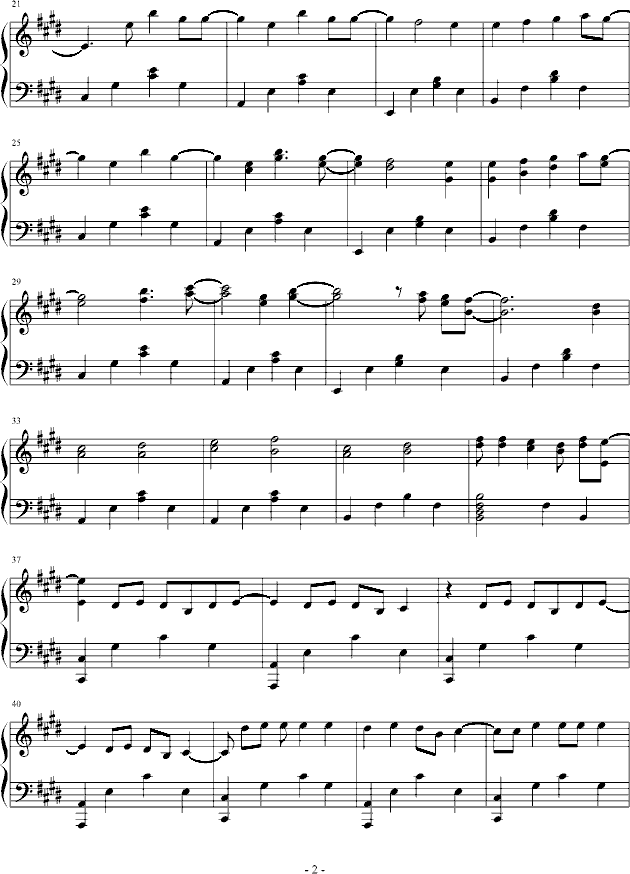 innocence钢琴曲谱（图2）