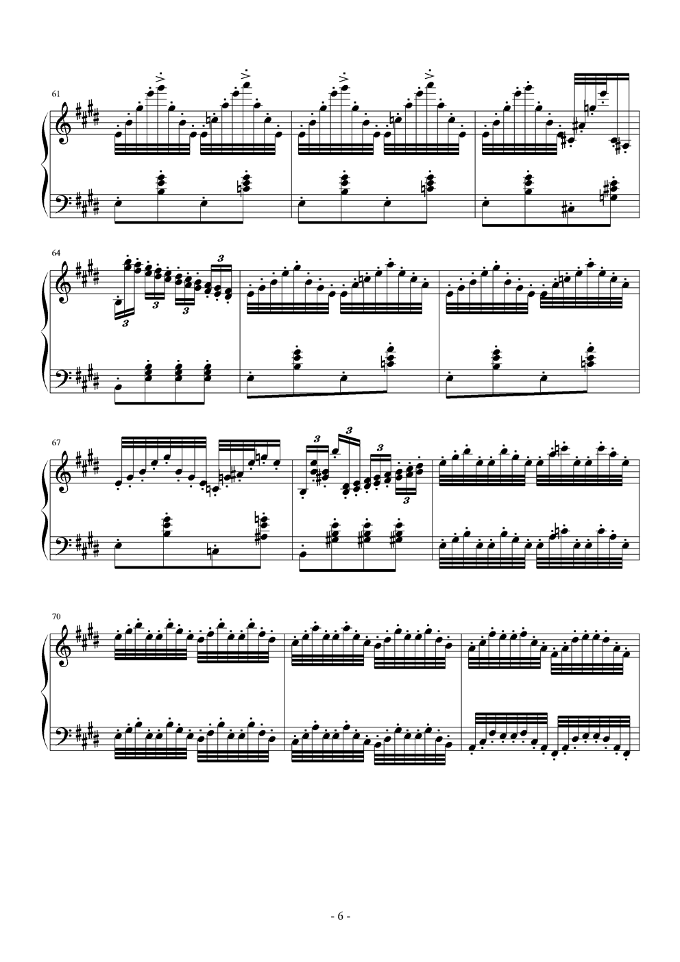 随想曲一钢琴曲谱（图6）