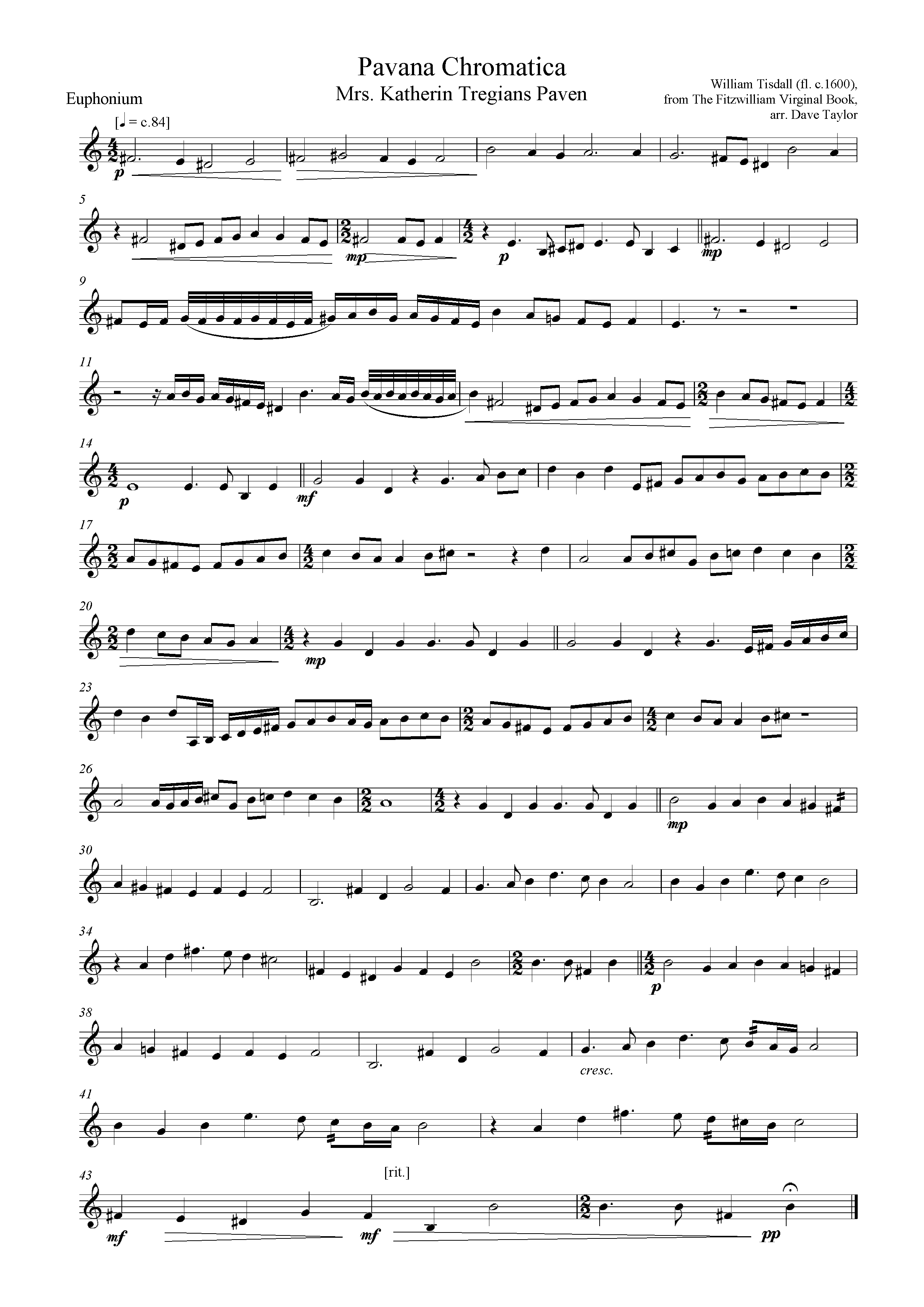 4 Euphonium钢琴曲谱（图1）