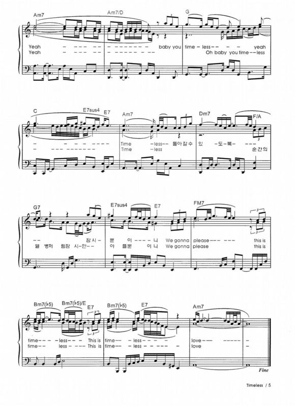 timeless钢琴曲谱（图5）