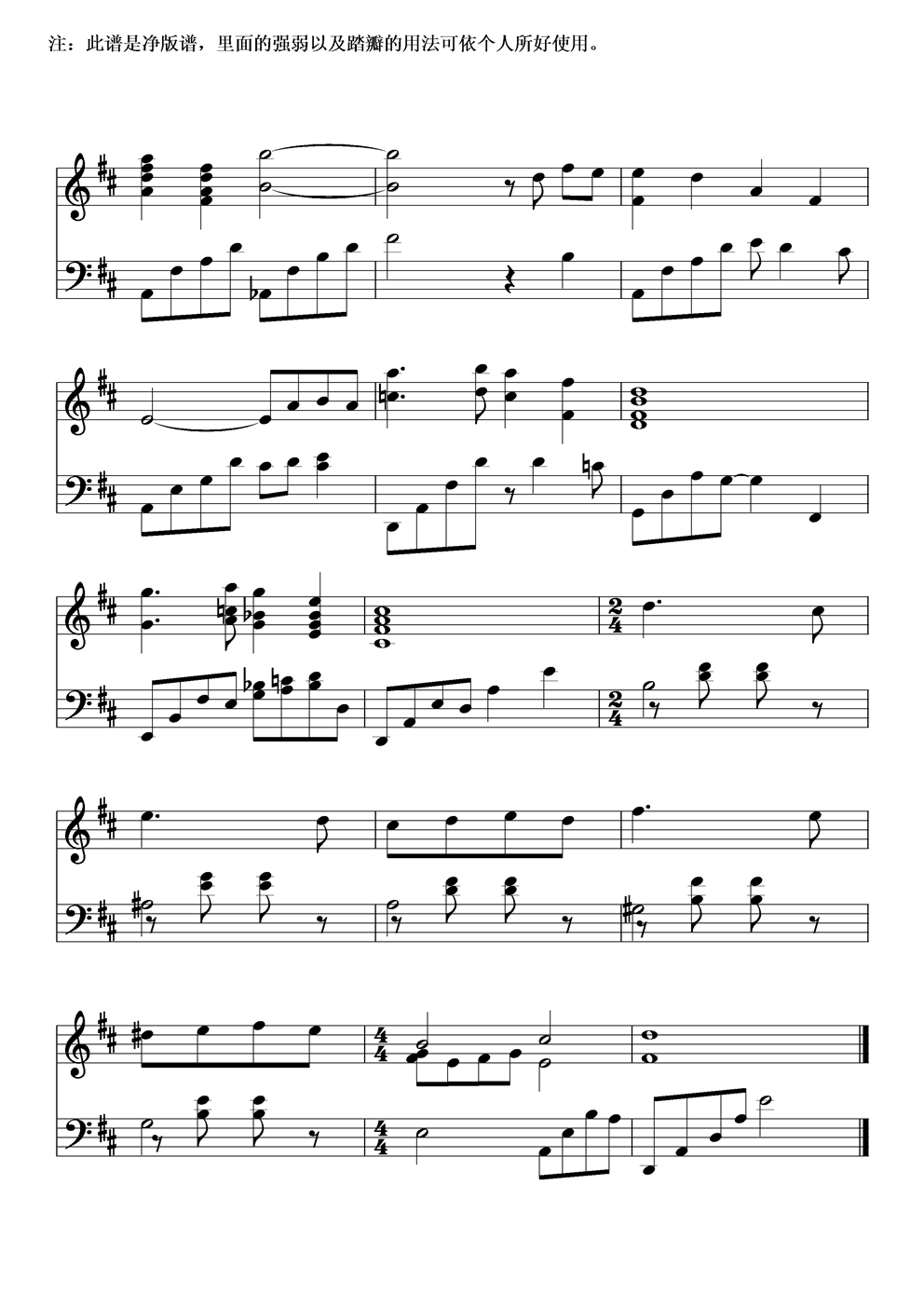 海上钢琴师--钢琴插曲钢琴曲谱（图2）